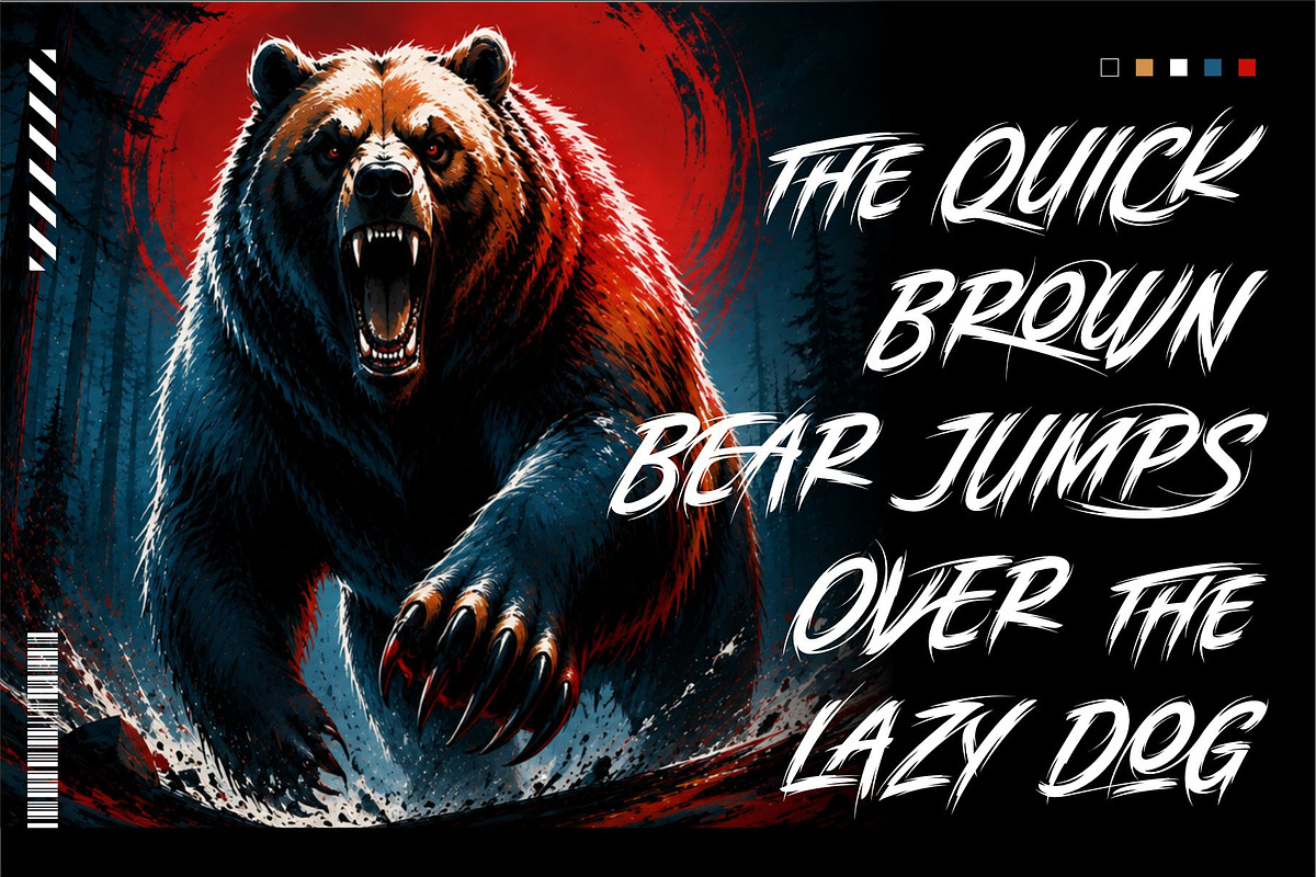 Brutally Ursa Typeface, a Script Font by alit design (Photo 10 of 20)