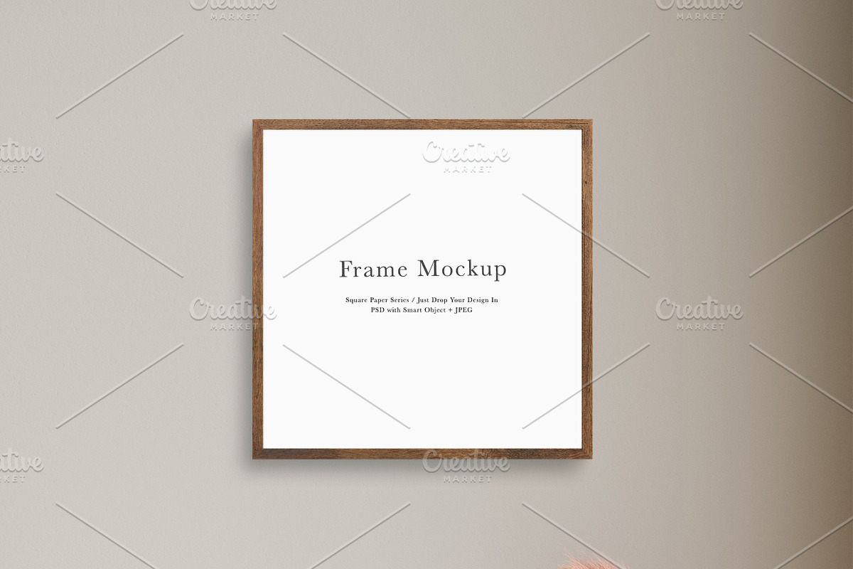 Frame Mockup #2640, Brown Portrait, a Print Template by Kzara Visual Concepts (Photo 2 of 3)