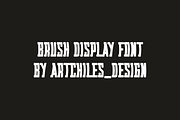 Right Angled Brush - Font, a Serif Font by artchiles_design (Thumbnail 2 of 5)