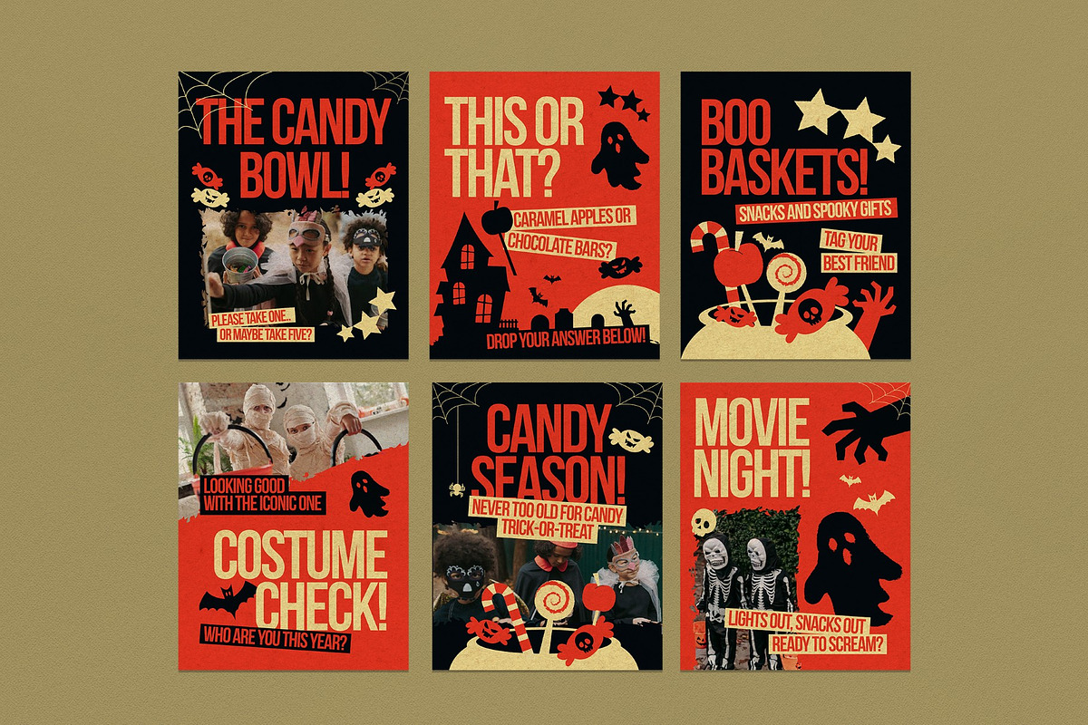 Halloween Instagram Template, a Social Media Template by graphicook (Photo 2 of 3)