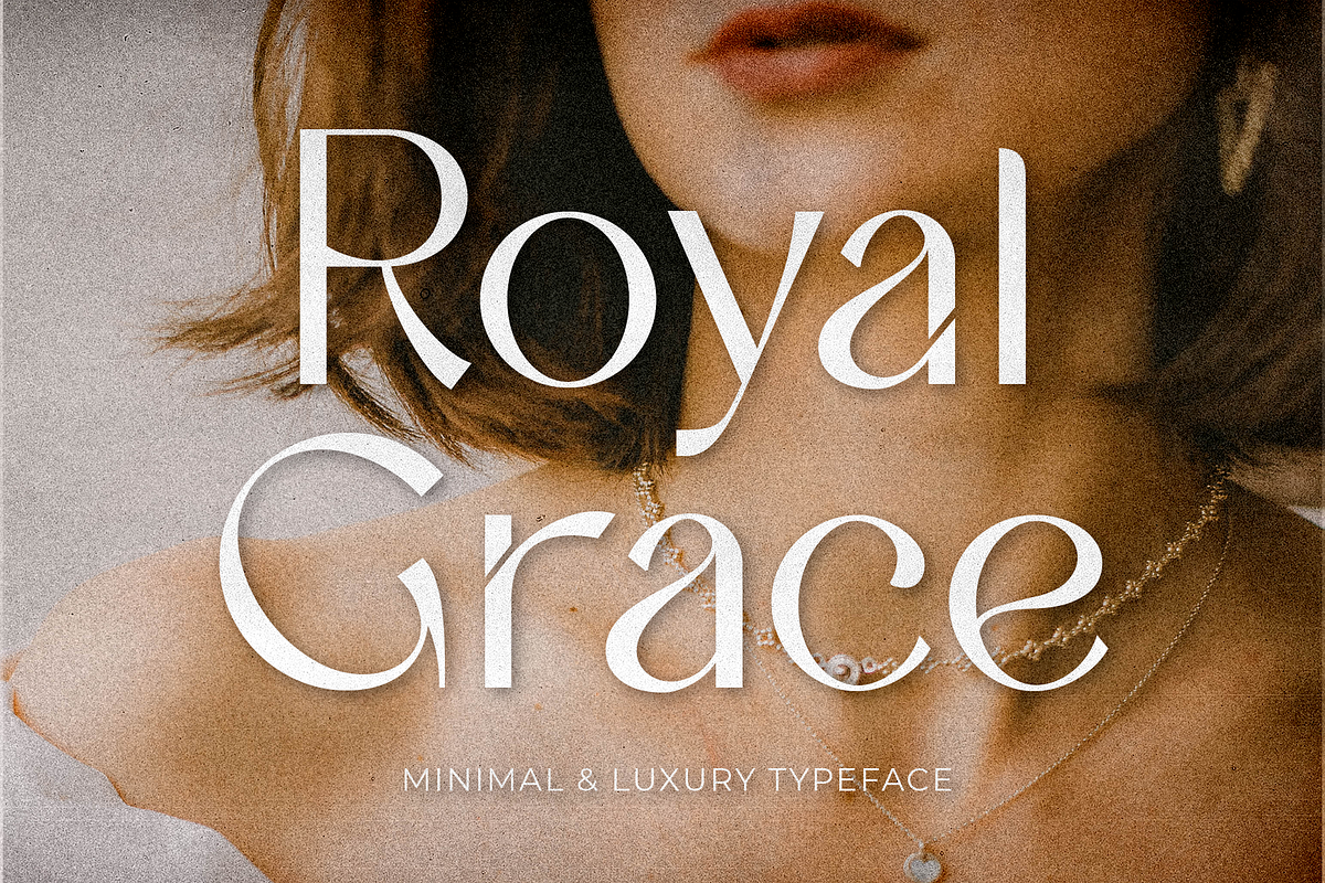 Royal Grace | Minimal & Luxury Fonts, a Sans Serif Font by 50Fox (Photo 1 of 14)