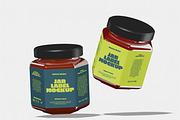 Mason Jar Label Mockup, a Packaging Mockup by Unerispace (Thumbnail 2 of 5)