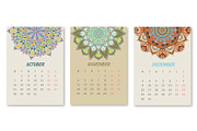 2019 New Year Calendar Mandala Style, a Stationery Template by Noree (Thumbnail 5 of 5)