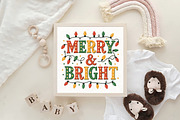 Merry and Bright PNG Christmas Light, an Illustration by CraftArtStudio (Thumbnail 4 of 4)