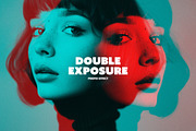 Color Double Exposure Photo Effect, a Layer Style Add-On by Design Squad (Thumbnail 1 of 9)