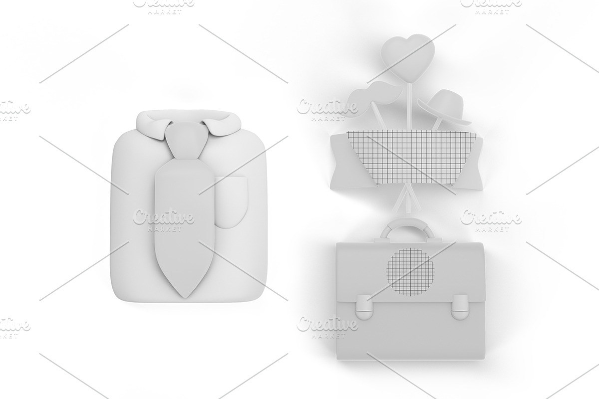 Father's Day Work Mockup, an Advertising Mockup by Qaleb Studio (Photo 2 of 2)