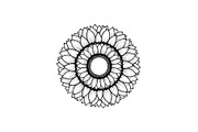 Floral Mandala Circle Frame Bundle, an Illustration by Gaye Art (Thumbnail 3 of 51)