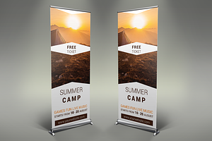 Camping - Roll Up Banners