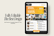 Business Webinar Flyer Template, a Flyer Template by ResumeFabs (Thumbnail 3 of 3)