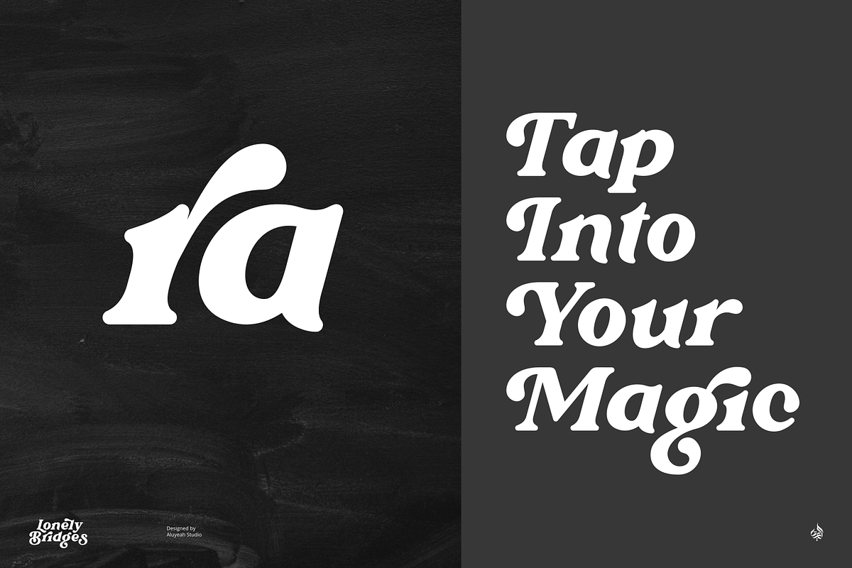 Lonely Bridges, a Serif Font by Aluyeah Studio (Photo 5 of 16)