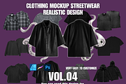 Clothing Mockup Streetwear, a Hoody Mockup by NYCTHOPILIA STUDIO (Thumbnail 1 of 9)