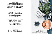 Oat Milk - a handlettered font, a Sans Serif Font by Nancy Ingersoll (Thumbnail 2 of 7)