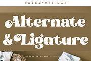 Bogien Seralu Modern Retro Serif, a Serif Font by Letterena Studios (Thumbnail 12 of 15)