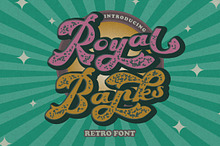 Royal Banks - Retro Bold Font