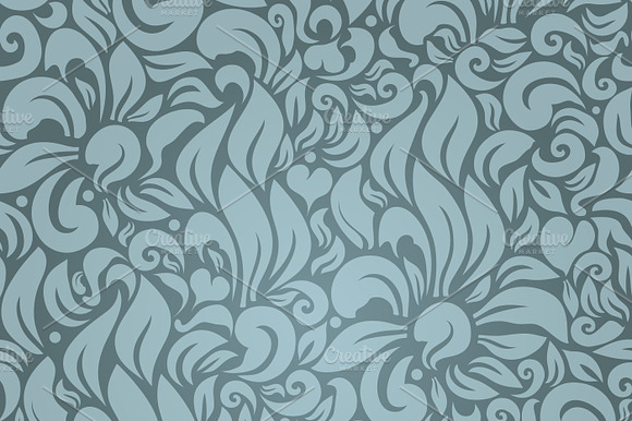 Seamless floral patterns preview 4
