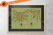 8 Web & Spider Stamp Brushes, a Brush Add-On by vectstudio (Thumbnail 8 of 10)