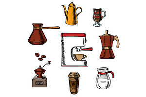 Coffee Drinks Icons