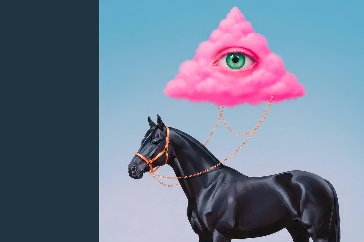 Surreal Pop Art Graphics, an Animal Illustration by StockVerse Creative (Photo 3 of 4)