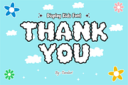 CLOUD BABY -Playful Fluffy Kids Font, a Handwritten Font by KiddoGlyphs Studio (Thumbnail 3 of 3)