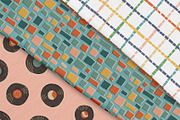 Retro patterns set, a Pattern Graphic by Paper Cherry (Thumbnail 4 of 13)