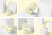 Small Round Candle Label Mockups, a Packaging Mockup by DesignNeutrons (Thumbnail 2 of 7)