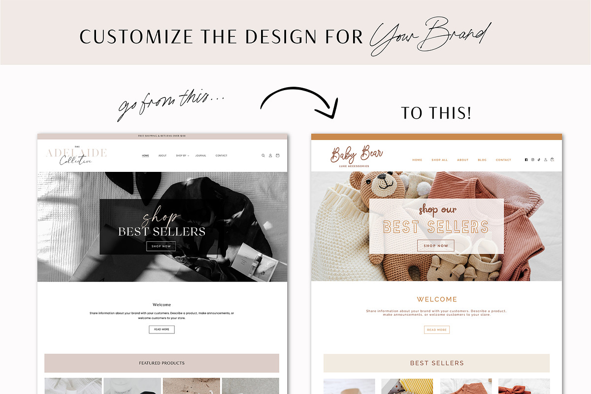 Minimal Shopify Theme, a Shopify Template by Macarons and Mimosas (Photo 9 of 10)