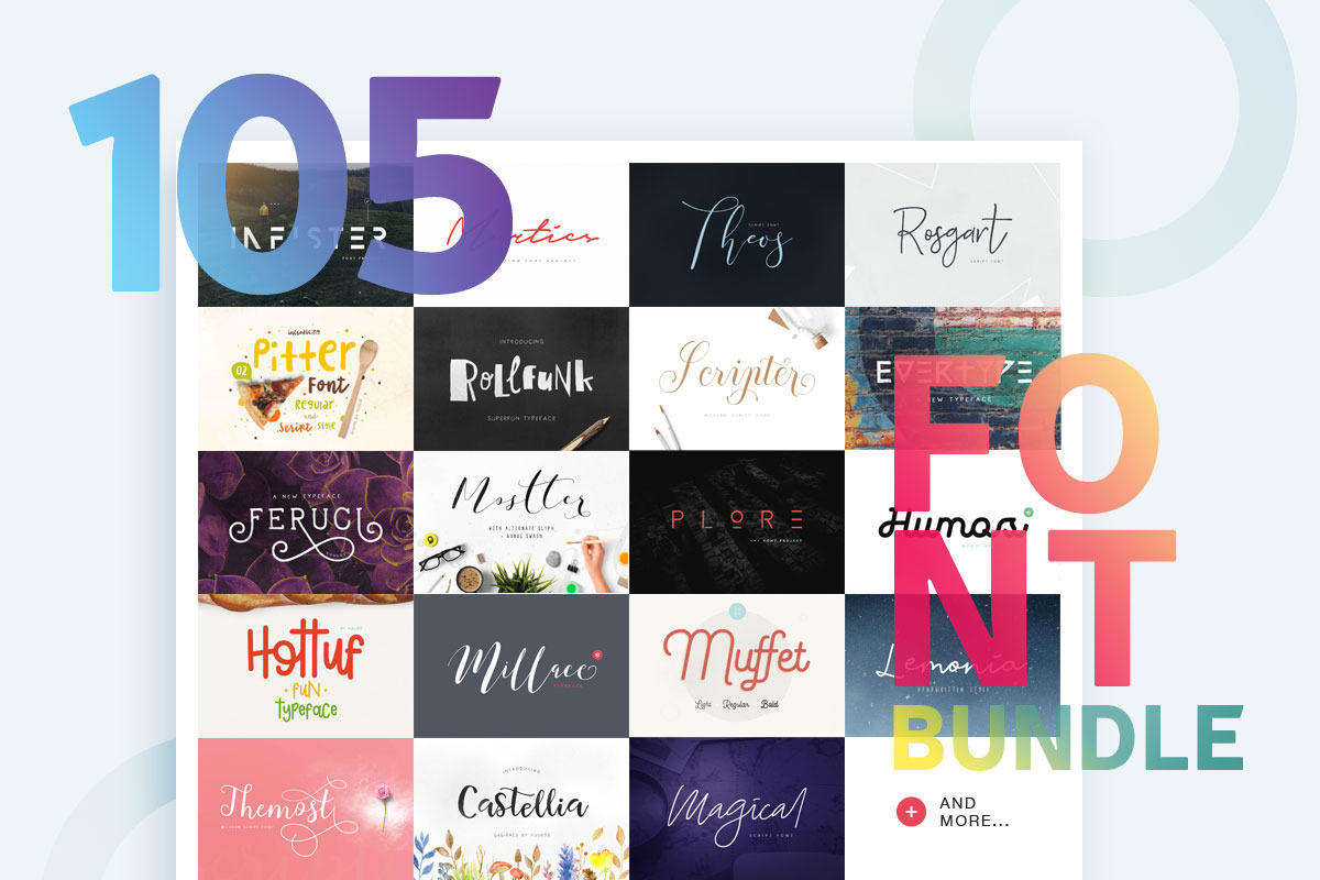 Huge Font Bundle • 98% off, a Script Font by vuuuds (Photo 75 of 75)