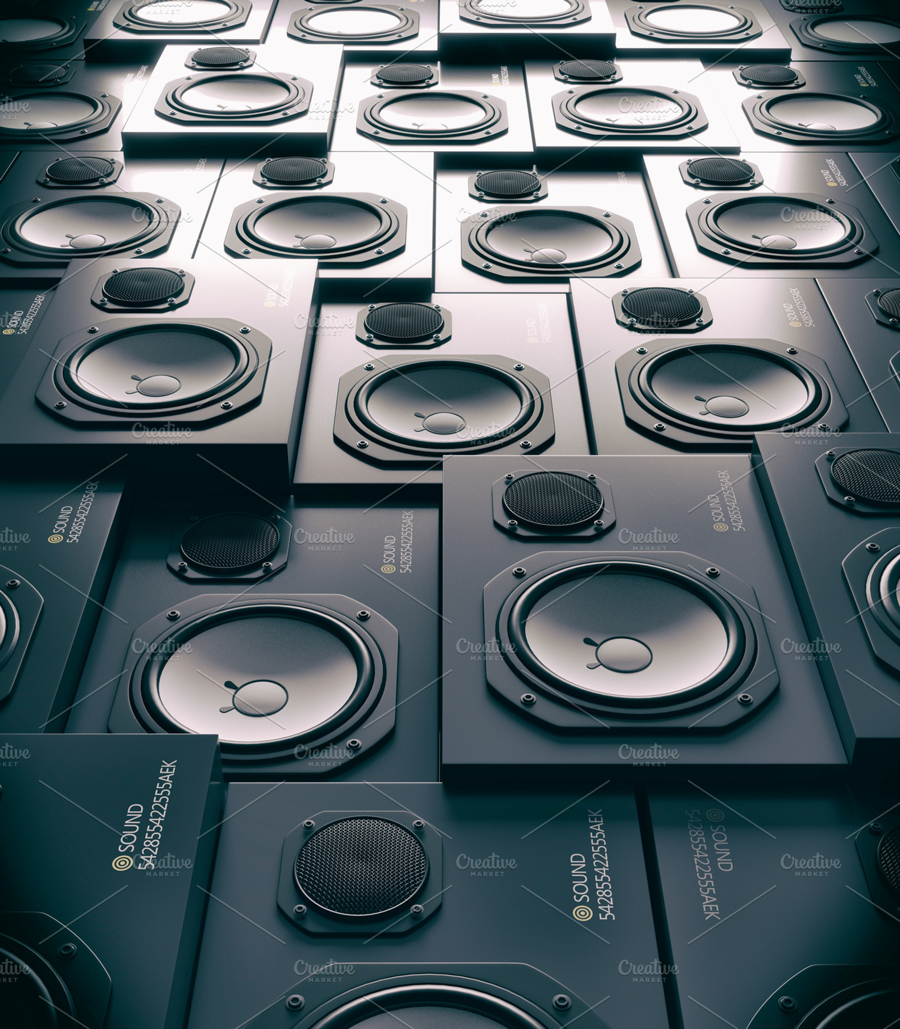 Wall Speakers Background, an Arts & Entertainment Photo by adamadam
