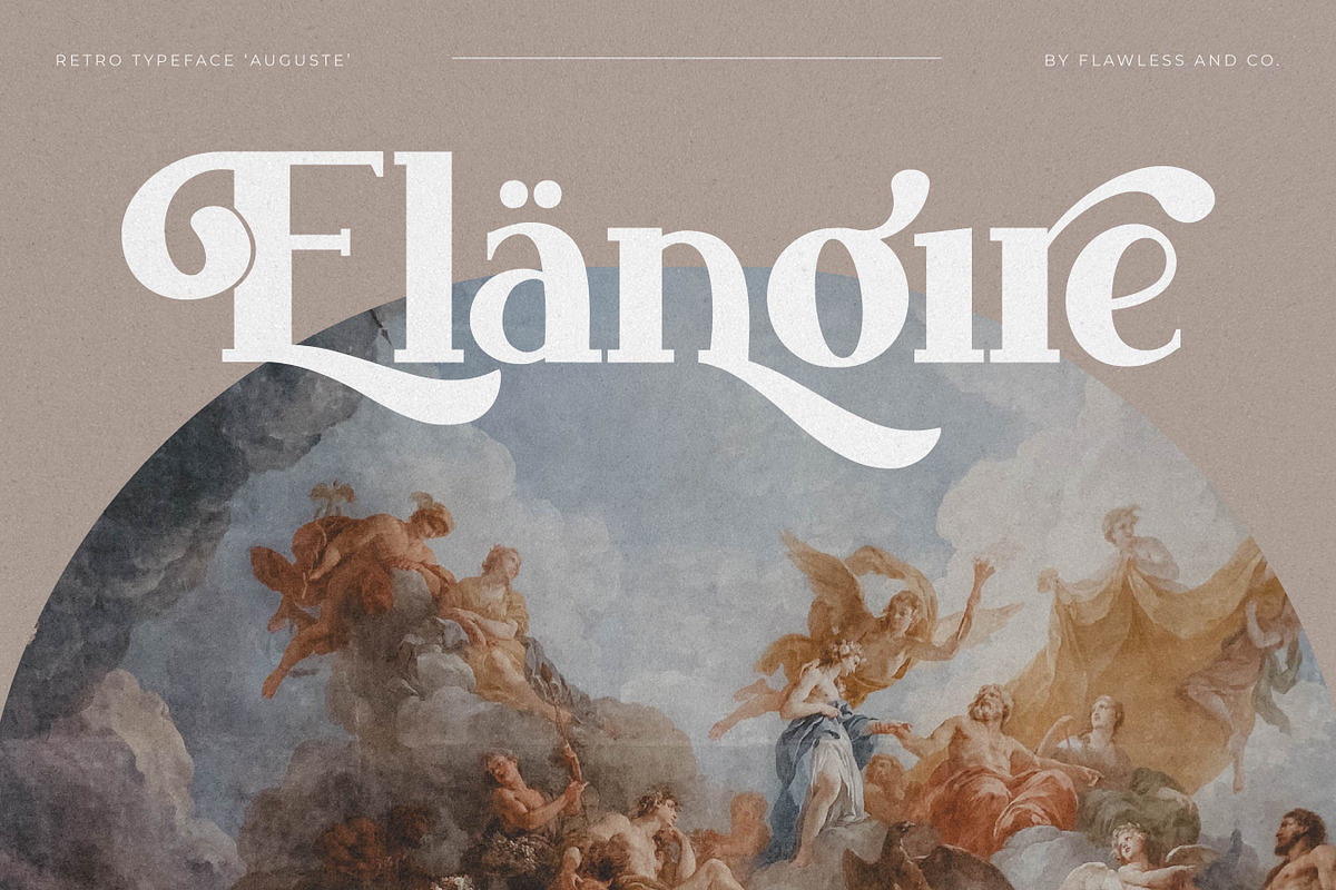Auguste, a Sans Serif Font by Flawless And Co (Photo 10 of 12)