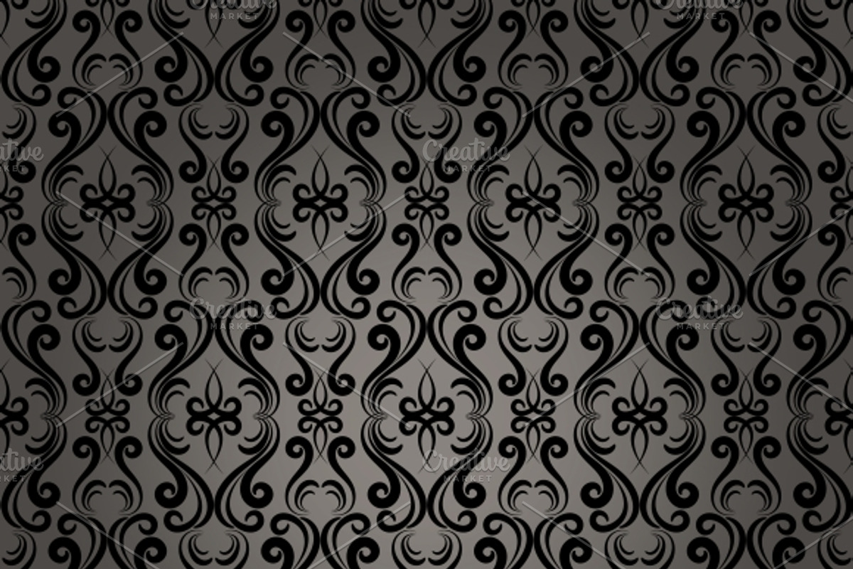Damask Baroque Seamless Pattern, a Pattern Graphic by Microvector