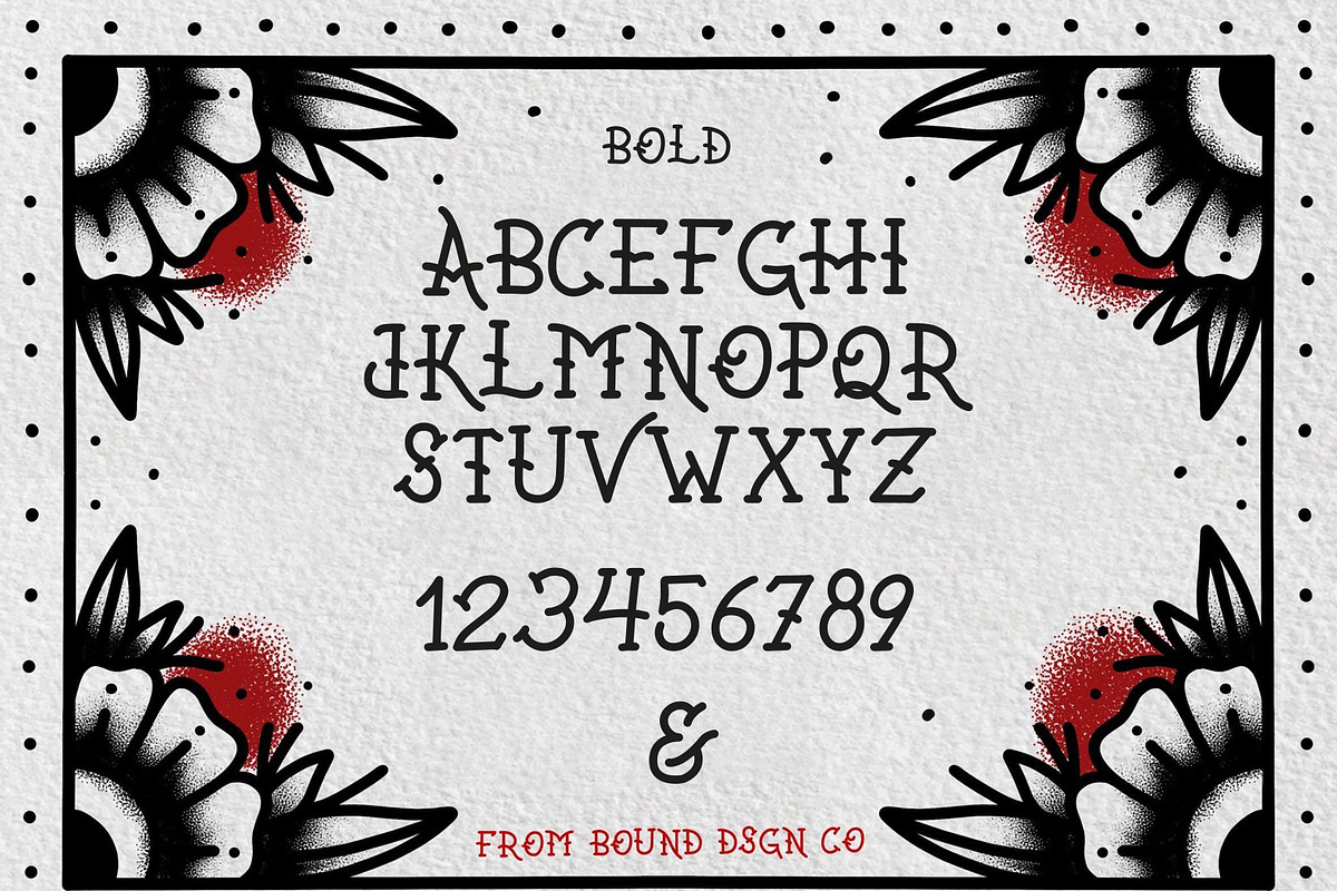 Electric Ink font preview 4
