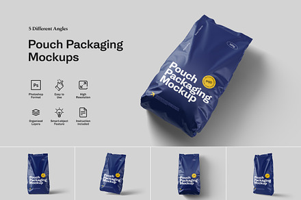 Pouch Packaging Mockups