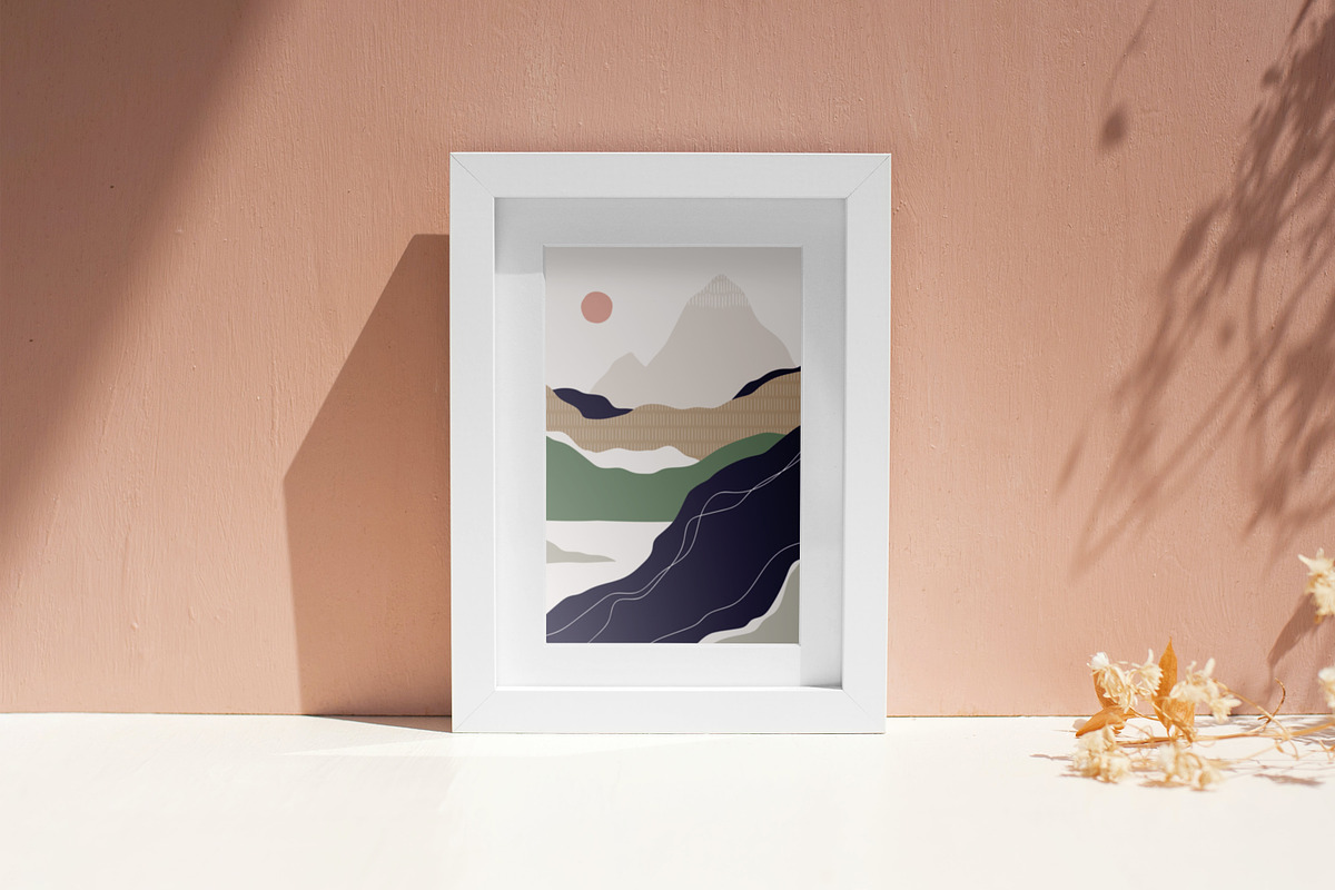 Abstract nature landscapes cards set, a Decorative Illustration by Good Studio (Photo 34 of 34)