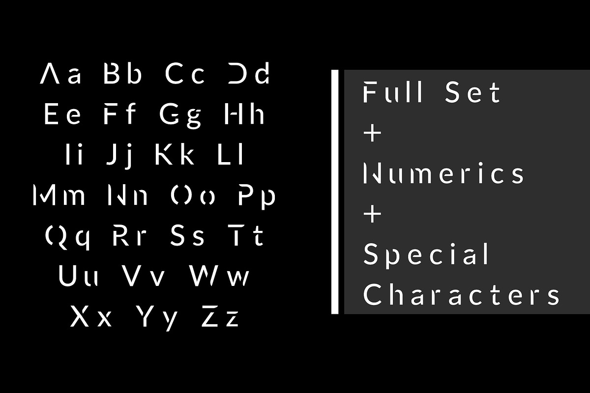 ZAPP Minimal Modern Sans Font preview 3