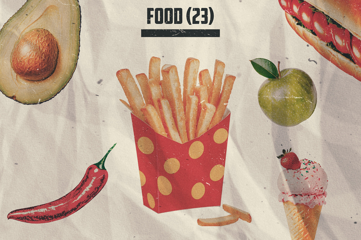 Retro Collage Kit (422 Cliparts), an Object Graphic by Megan Aili Designs (Photo 7 of 15)