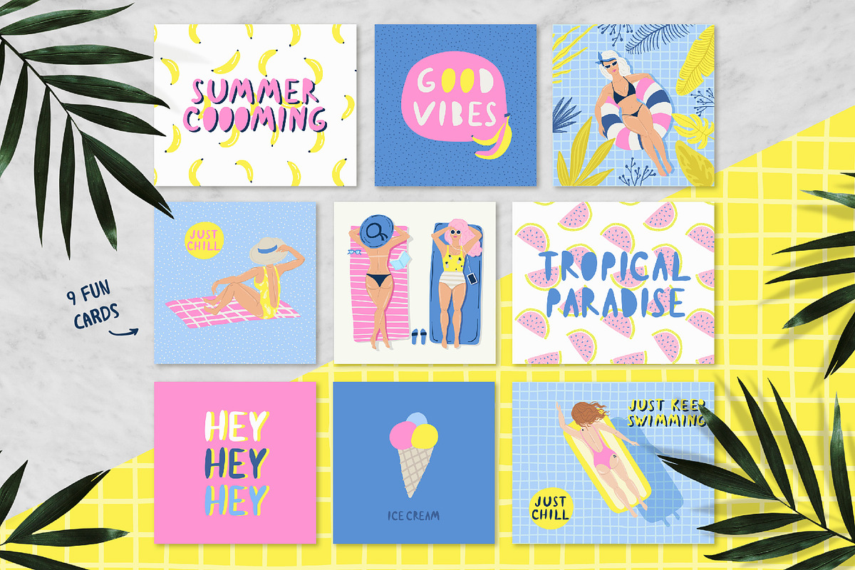 Good Vibes Summer Set, a Person Illustration by Bosotochka♥Art (Photo 4 of 8)