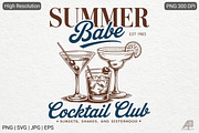Summer Beach Cocktail PNG SVG Bundle, a Photo by Actual Pixel (Thumbnail 4 of 13)