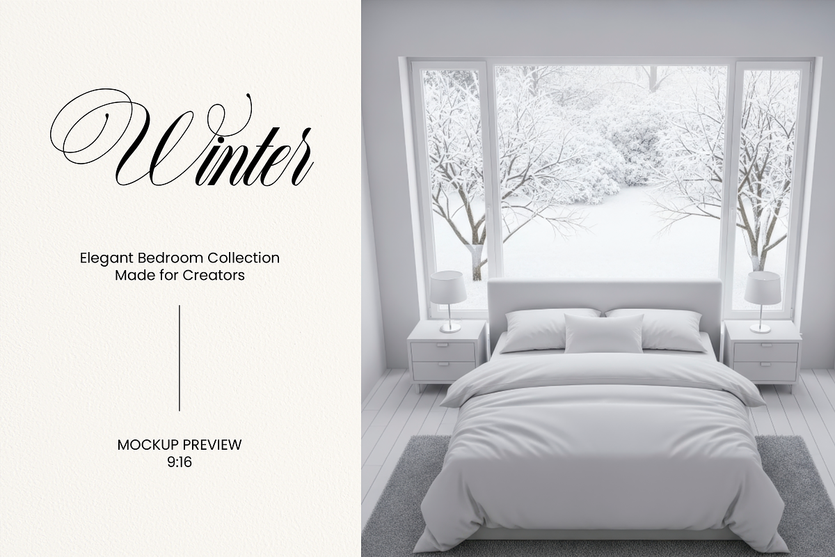 Ultimate Winter Bed Scene 1000 JPG, a Household Mockup by KennedyStudio (Photo 9 of 15)