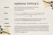 Maryone Font, a Serif Font by Asenbayu (Thumbnail 14 of 15)