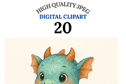 Magical Clipart Set, a Decorative Illustration by Pati Charm Studio (Thumbnail 1 of 8)