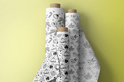 Christmas Doodles Pattern, a Pattern Graphic by Digital Studio (Thumbnail 3 of 5)