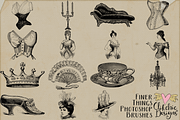 Finer Things Vintage Brushes, a Brush Add-On by Clikchic Designs (Thumbnail 2 of 4)