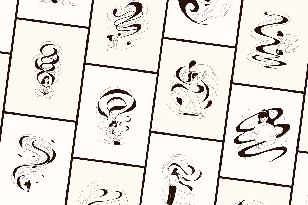 Animated Mindfulness Illustration, a Person Illustration by Prosymbols (Photo 3 of 5)