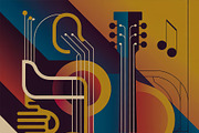 8 Vibrant Jazz posters Bundle, a Decorative Illustration by StockVerse Creative (Thumbnail 9 of 9)