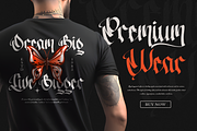 The Beastiful Modern Blackletter, a Blackletter Font by Vampstudio (Thumbnail 11 of 13)