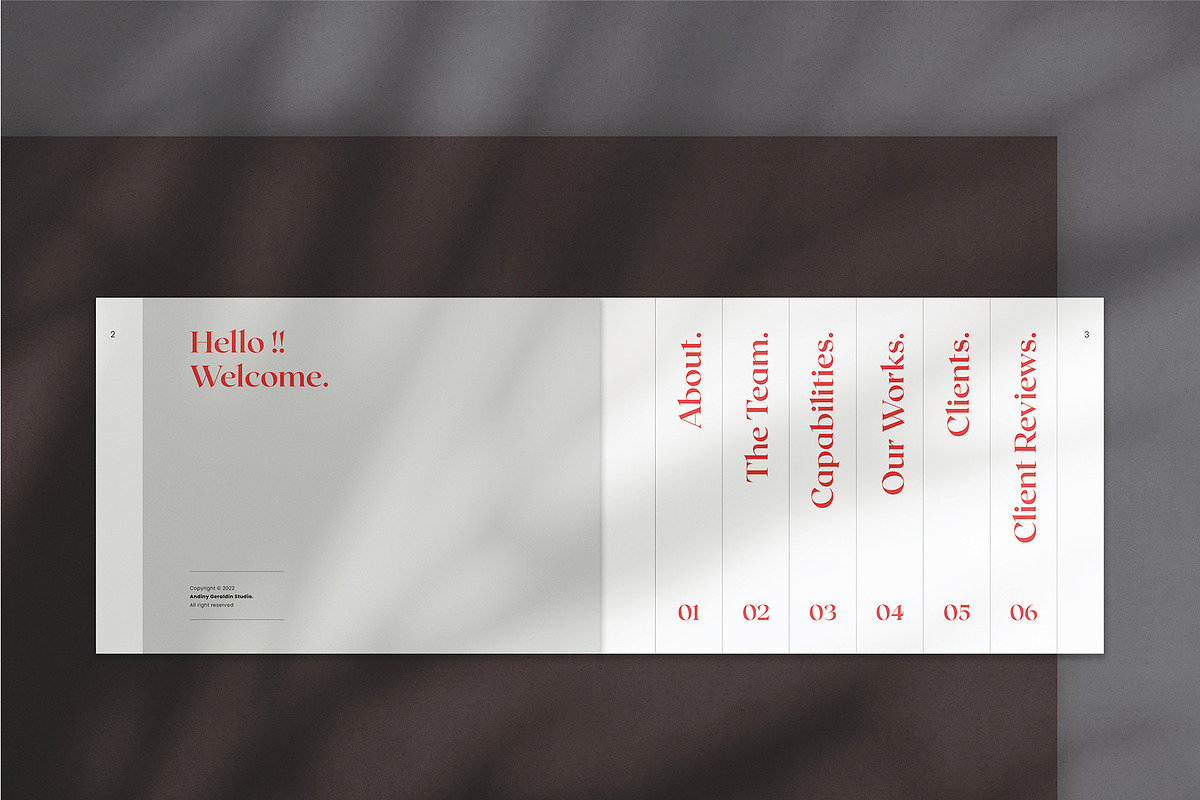 Graphic Design Portfolio, a Brochure Template by Occy Design (Photo 2 of 9)
