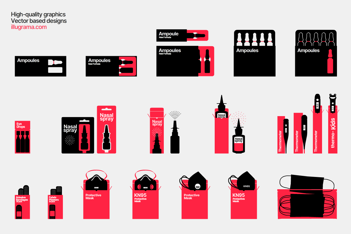 Pharmacy & Medicine - Graphics, a Healthcare Illustration by illugrama (Photo 17 of 19)