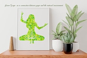 GREEN WITCH YOGA Line Art BUNDLE, a Graphic by ArtOLB (Thumbnail 12 of 13)