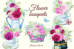 Flower bouquet Watercolor