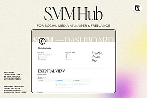 Notion SMM Hub For Freelancer